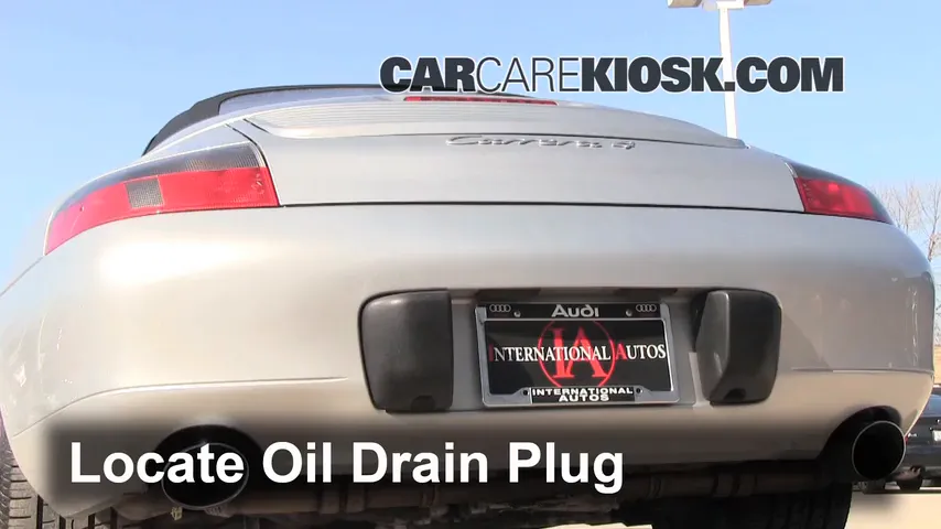 2000 Porsche 911 Carrera 4 3.4L 6 Cyl. Convertible Oil Change Oil and Oil Filter